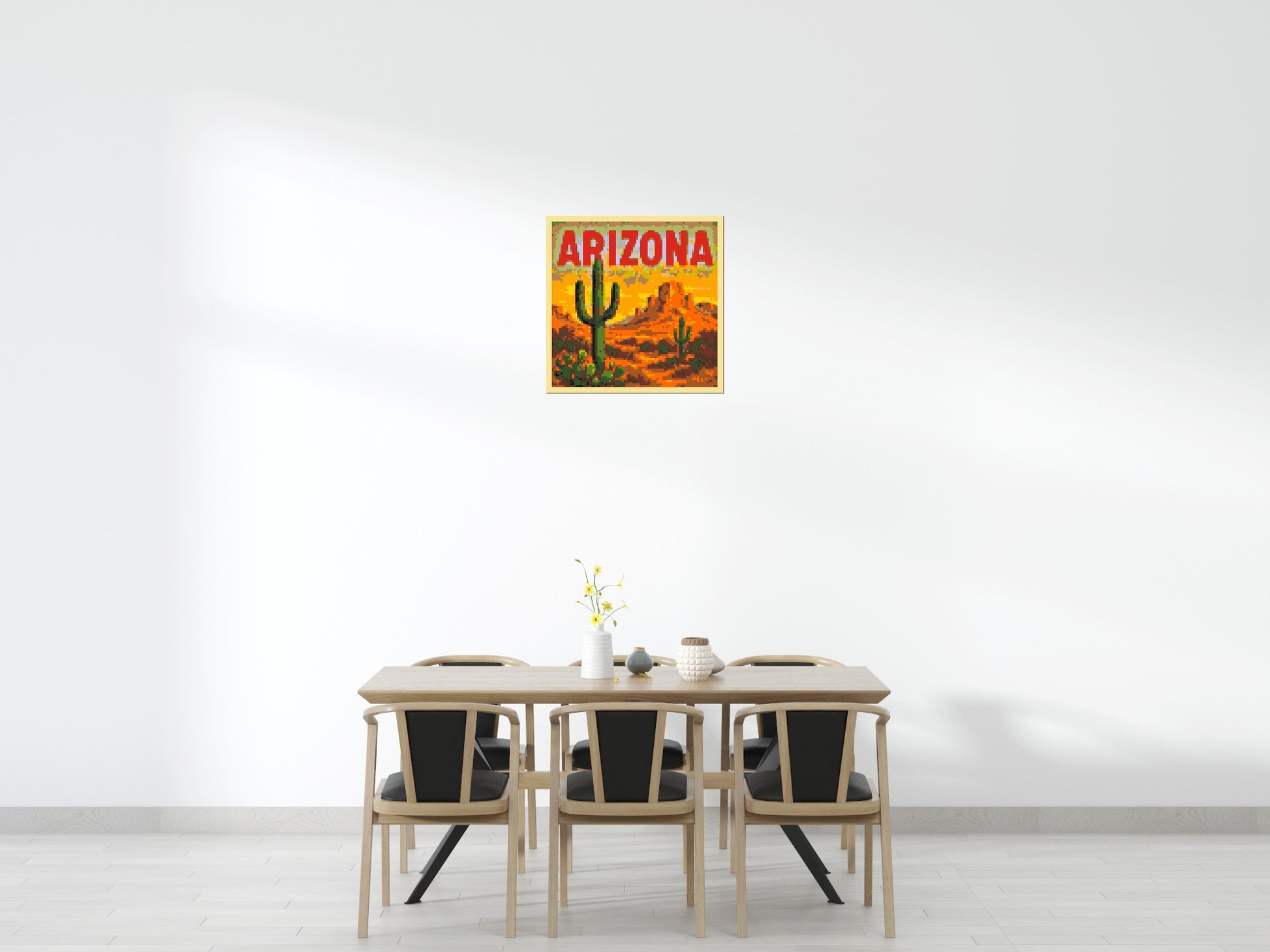 Arizona Landscape - Brick Art Kit Mosaic 4x4 scene