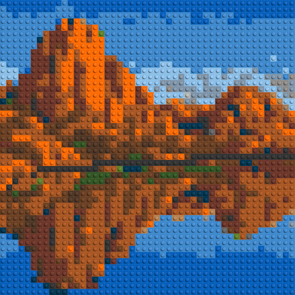 Arizona Landscape #2 - Brick Art Mosaic Kit 2x2 large