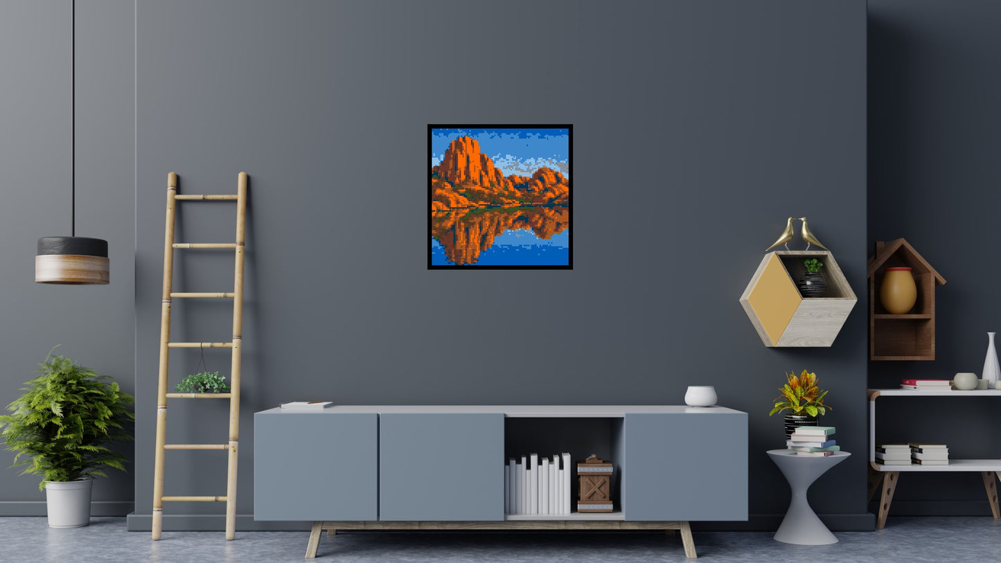 Arizona Landscape #2 - Brick Art Mosaic Kit 4x4 large