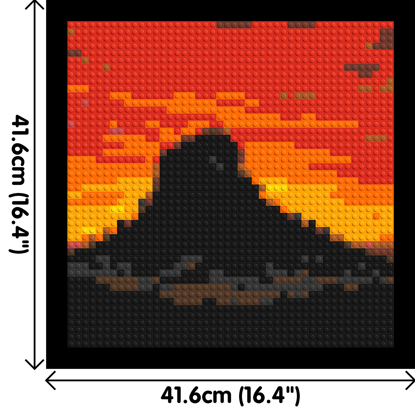 Arizona Landscape #3 - Brick Art Mosaic Kit 2x2 large