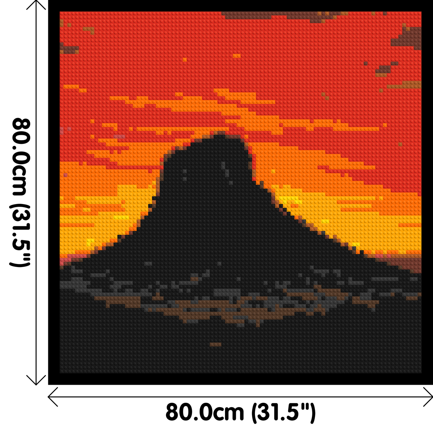 Arizona Landscape #3 - Brick Art Mosaic Kit 4x4 large