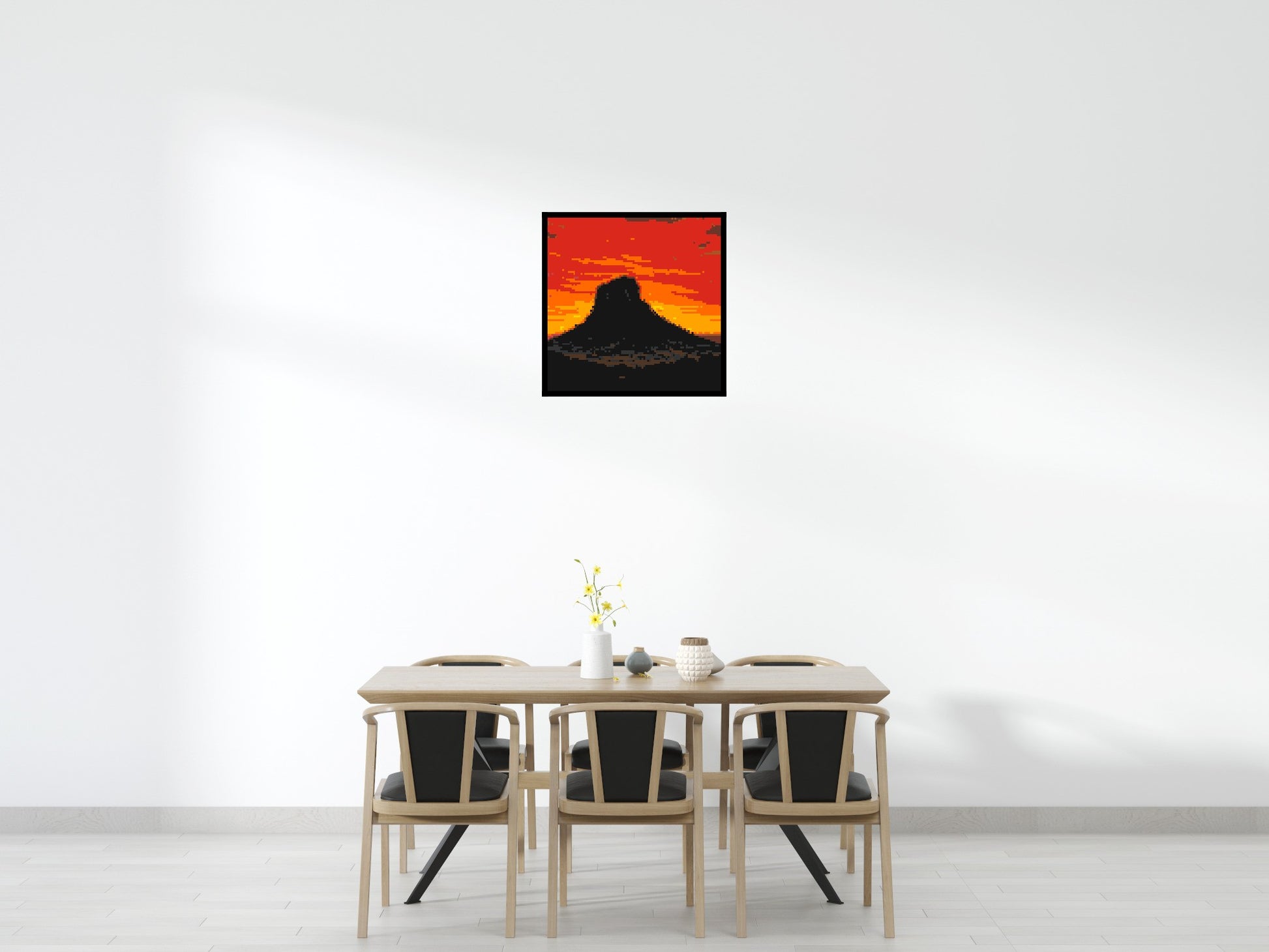 Arizona Landscape #3 - Brick Art Mosaic Kit 4x4 scene with frame