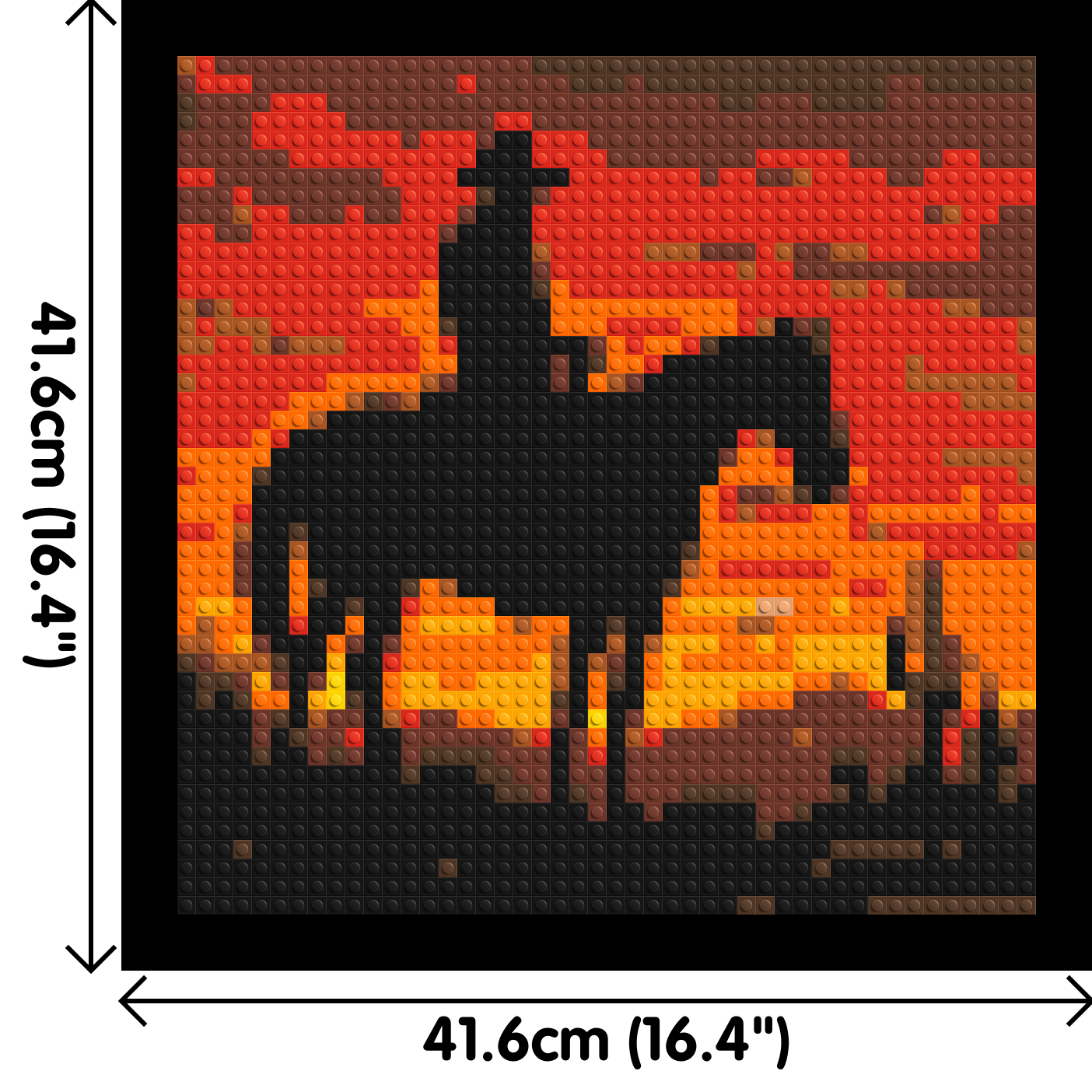 Cowboy - Brick Art Mosaic Kit 2x2 large