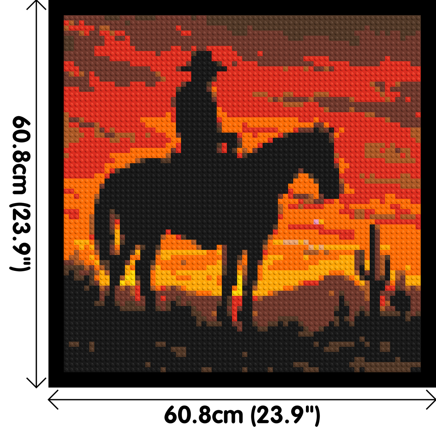 Cowboy - Brick Art Mosaic Kit 3x3 large