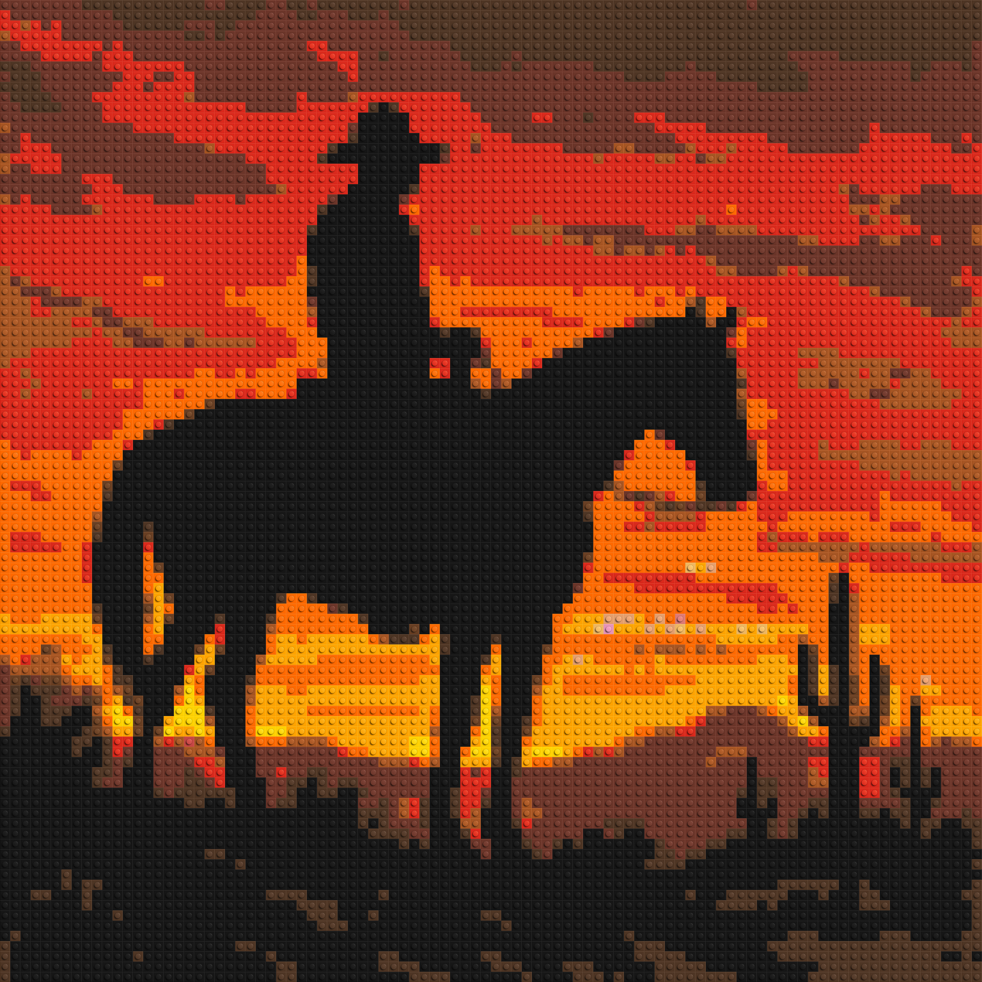 Cowboy - Brick Art Mosaic Kit 4x4 large