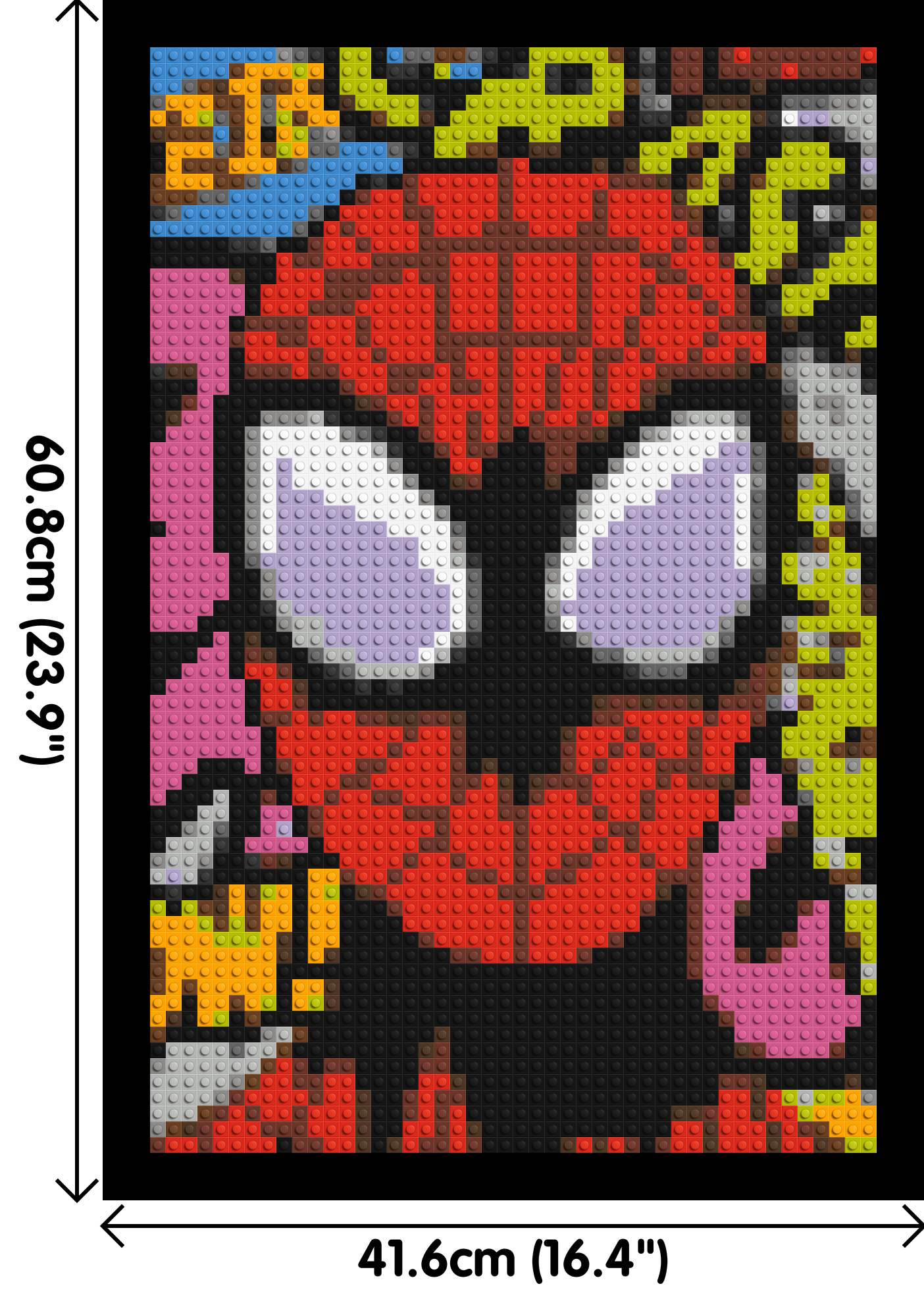 Spider-Man - Brick Art Mosaic Kit 2x3 large