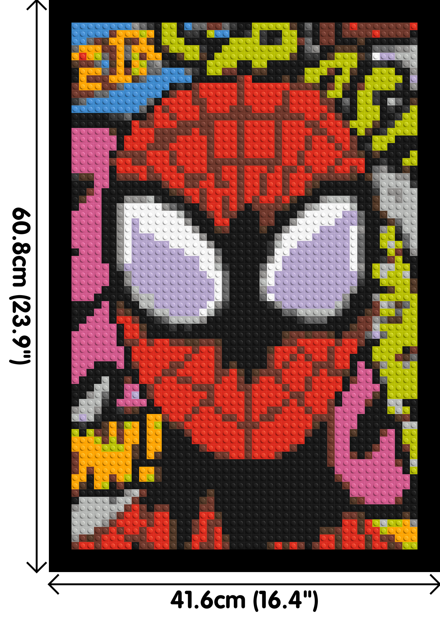 Spider-Man - Brick Art Mosaic Kit 2x3 large