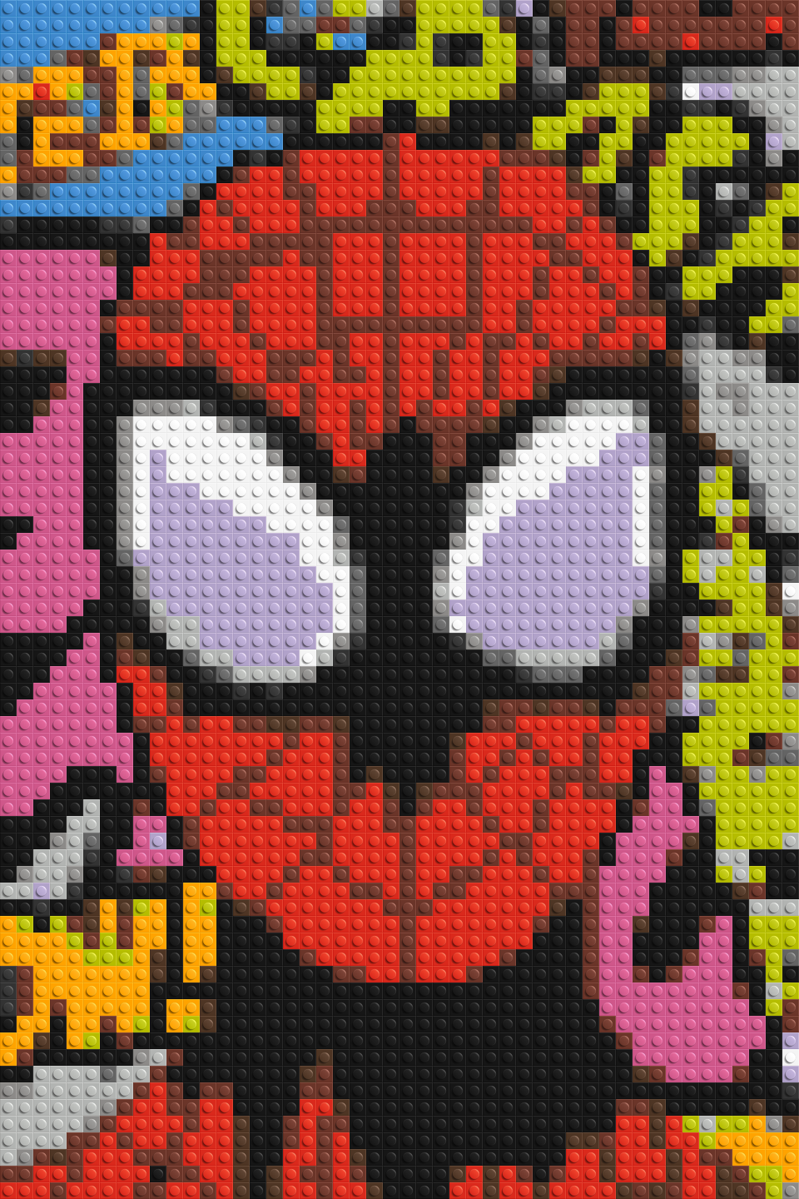 Spider-Man - Brick Art Mosaic Kit 2x3 large