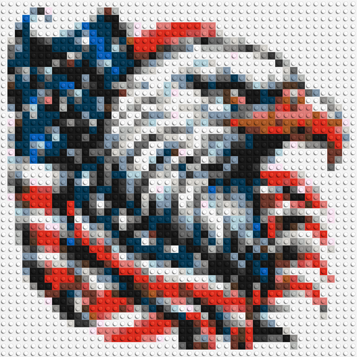 Bald Eagle - Brick Art Mosaic Kit 2x2 large