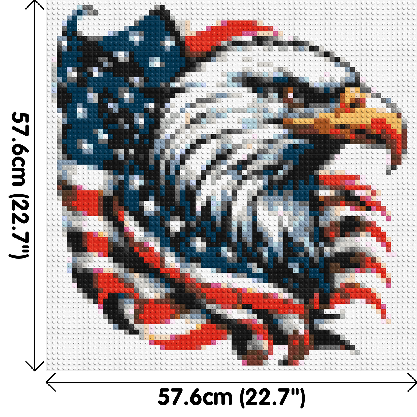 Bald Eagle - Brick Art Mosaic Kit 3x3 large