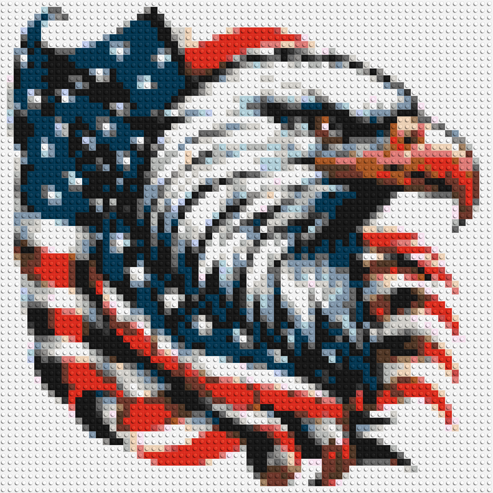 Bald Eagle - Brick Art Mosaic Kit 3x3 large