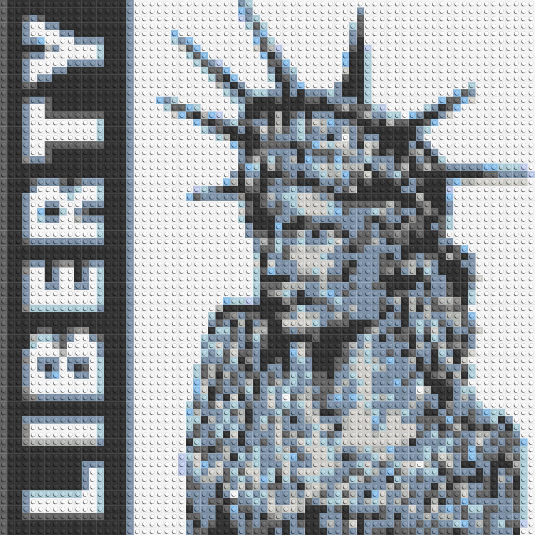 Statue of Liberty - Brick Art Mosaic Kit 3x3 large