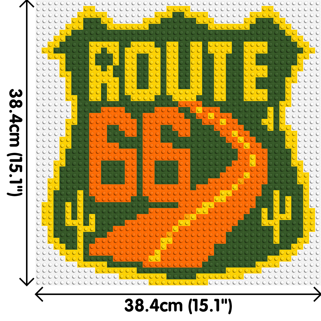 Route 66 Sign - Brick Art Mosaic Kit 2x2 dimensions