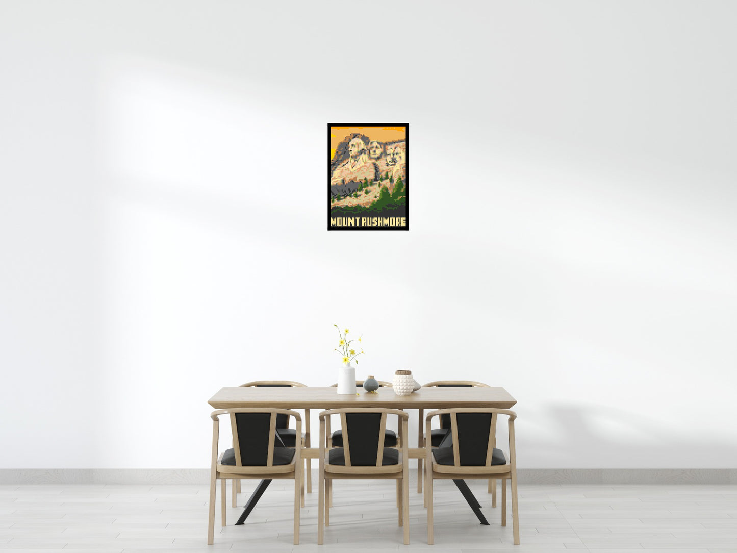 Mount Rushmore - Brick Art Mosaic Kit 3x4 large