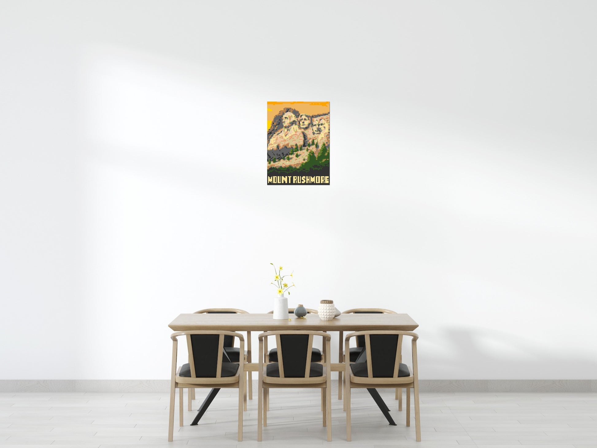 Mount Rushmore - Brick Art Mosaic Kit 3x4 scene