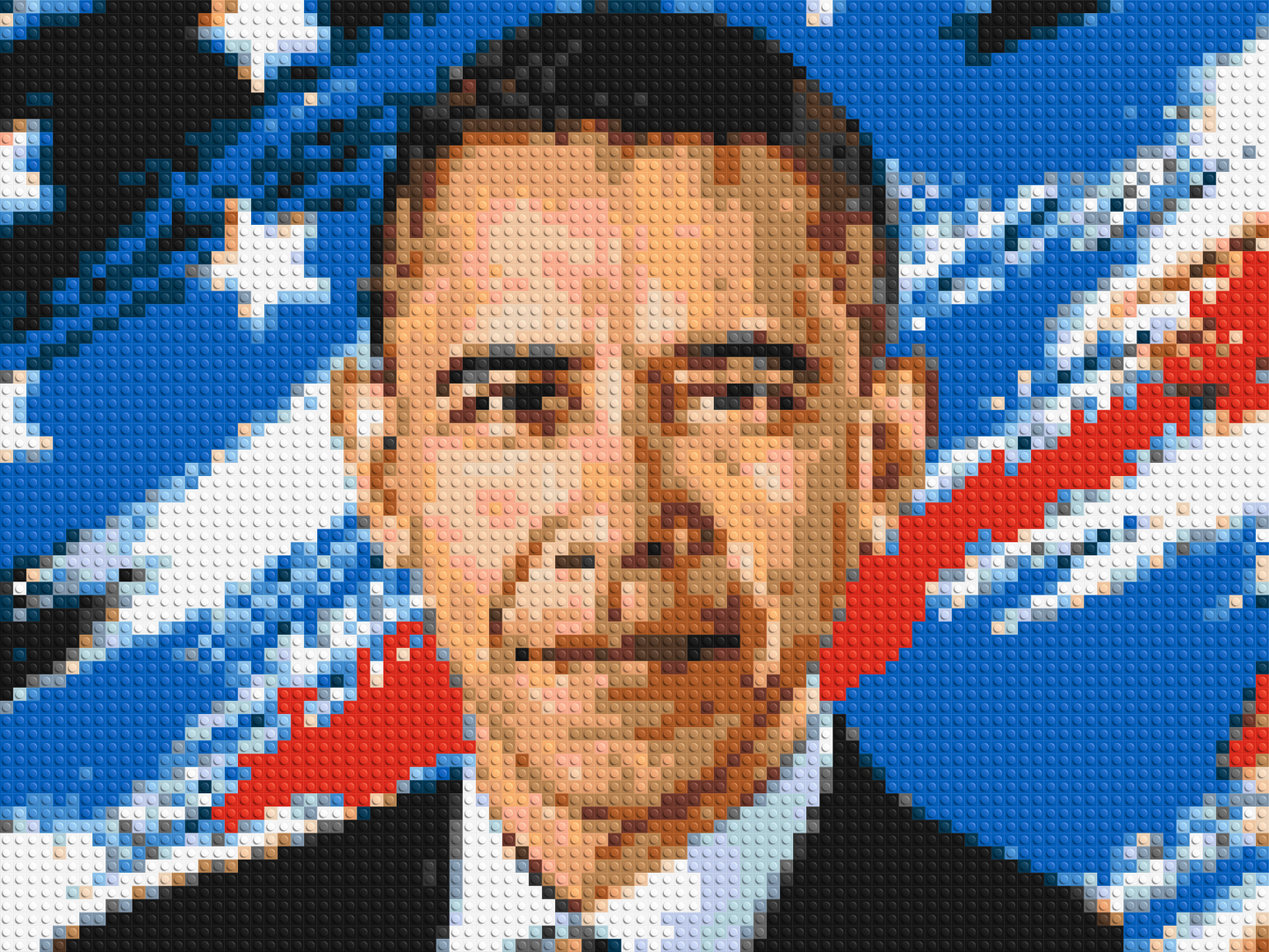 Barack Obama - Brick Art Mosaic Kit 4x3 large
