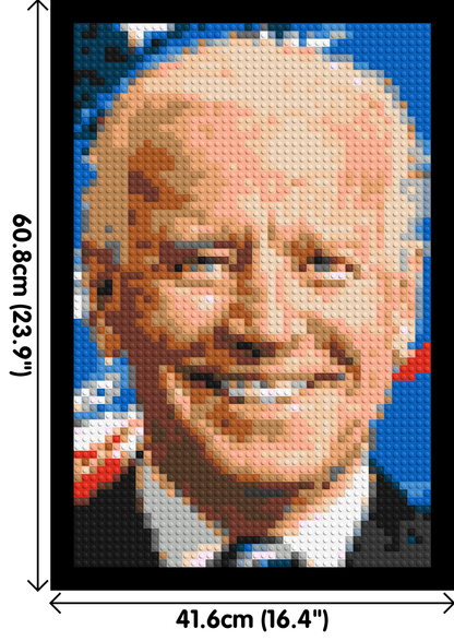 Joe Biden - Brick Art Mosaic Kit 2x3 large
