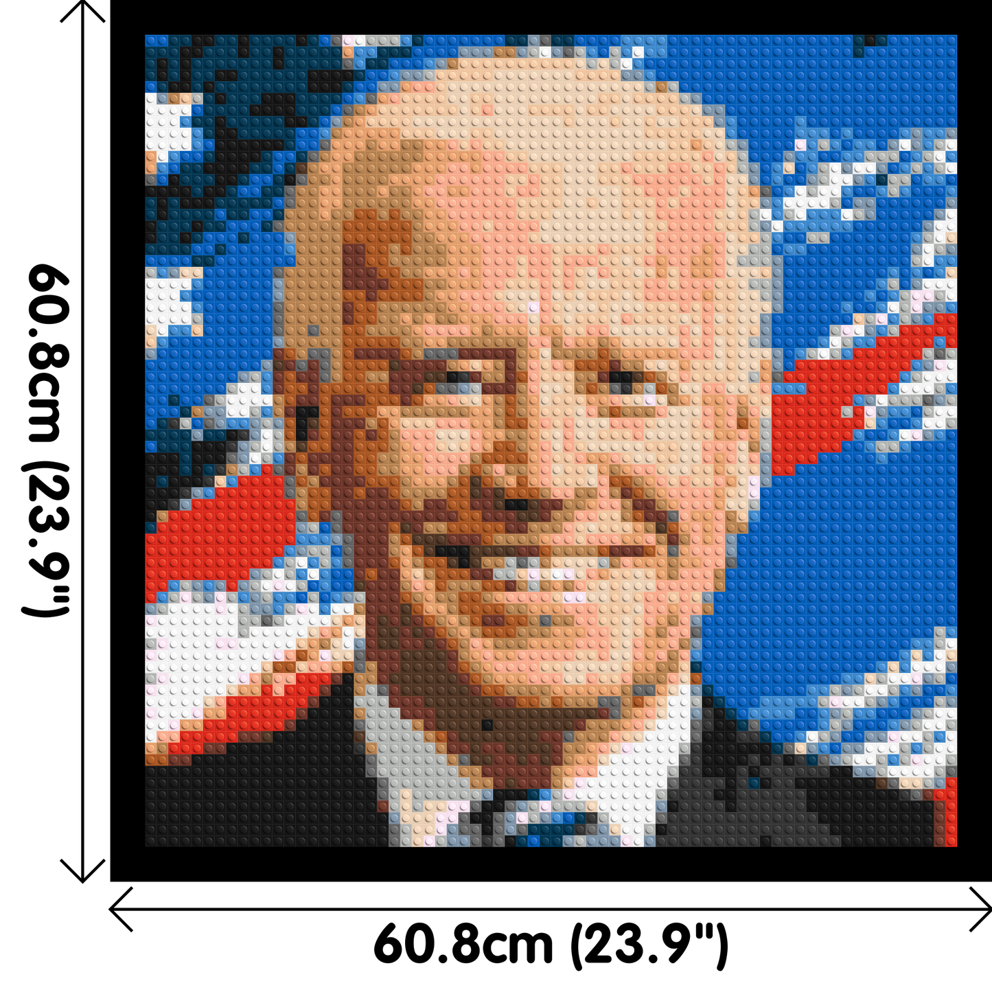Joe Biden - Brick Art Mosaic Kit 3x3 large