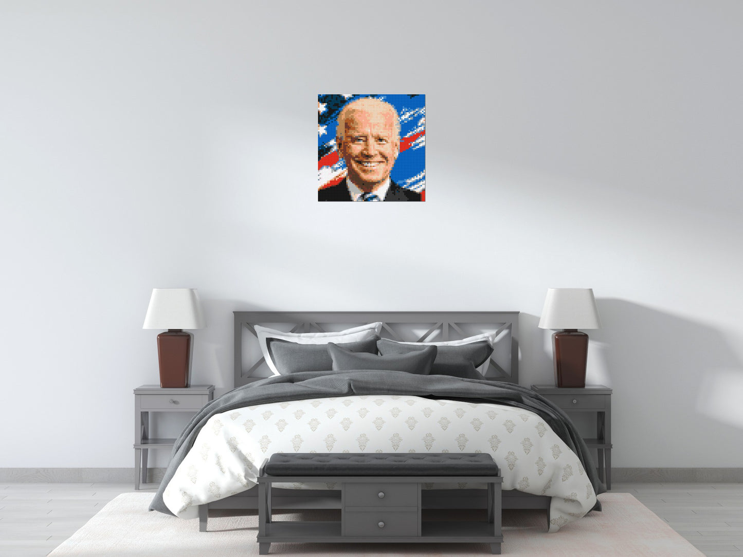 Joe Biden - Brick Art Mosaic Kit 3x3 large