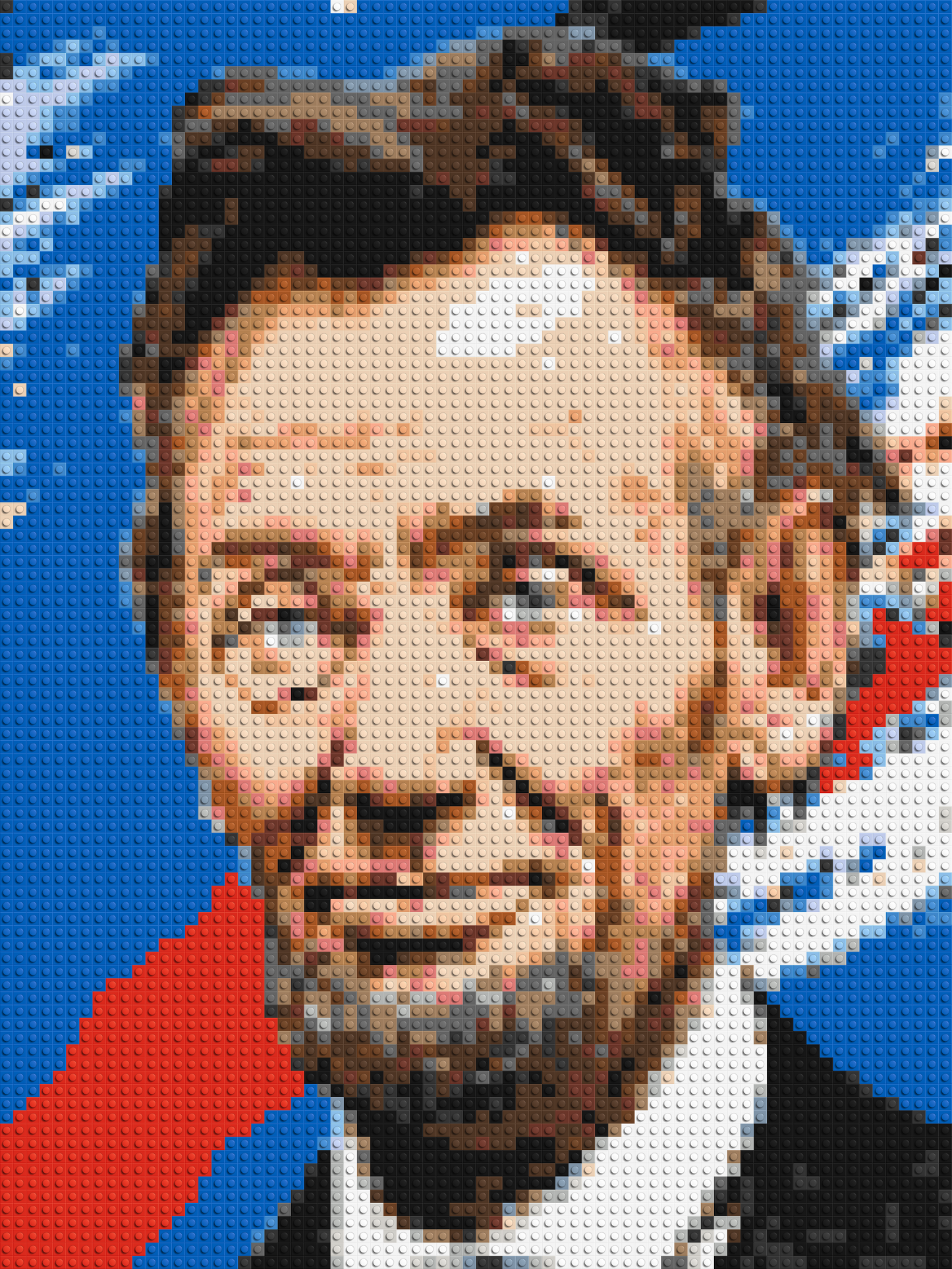 Abraham Lincoln - Brick Art Mosaic Kit 3x4 large