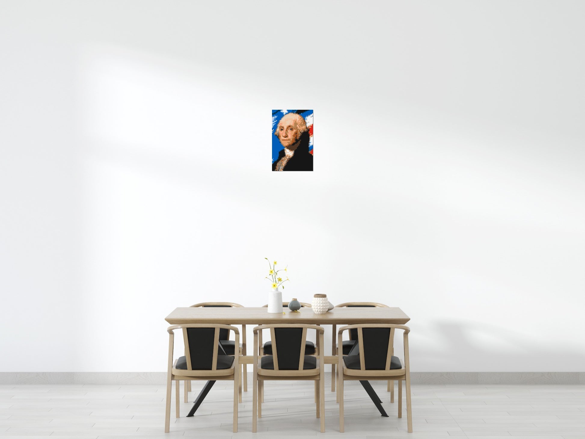 George Washington - Brick Art Mosaic Kit 2x3 scene