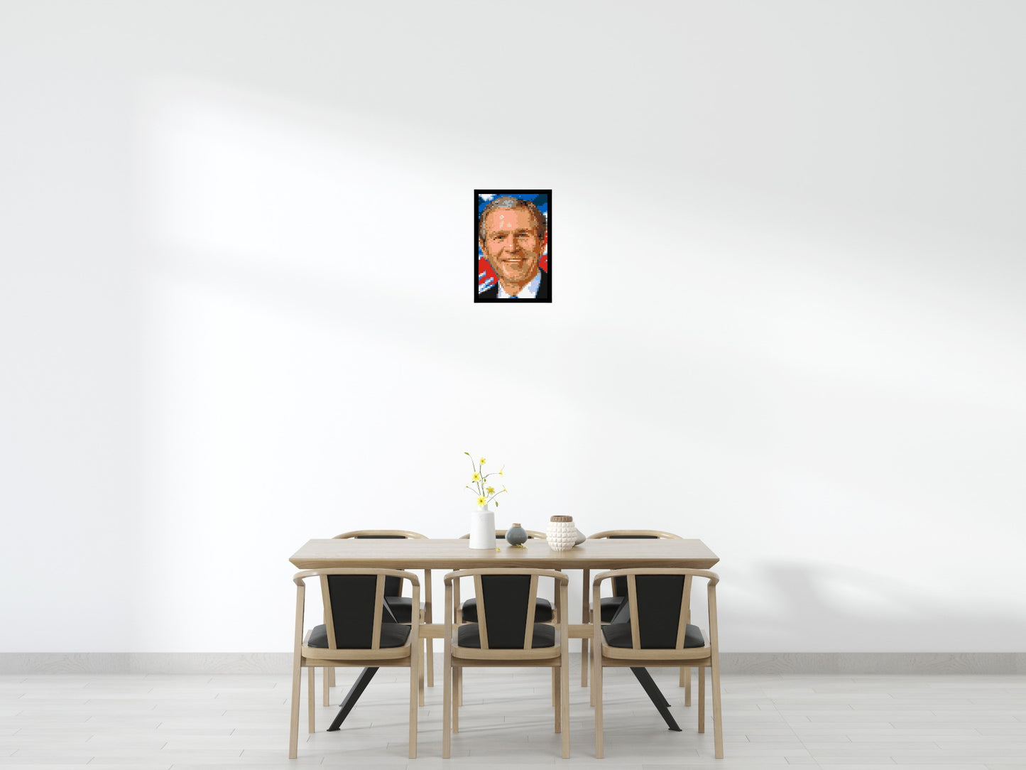 George W. Bush - Brick Art Mosaic Kit 2x3 large
