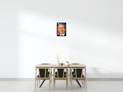 George W. Bush - Brick Art Mosaic Kit 2x3 large