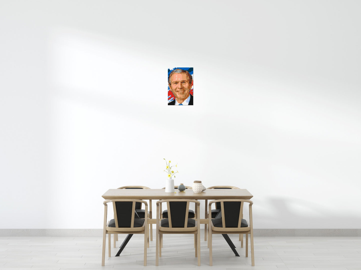 George W. Bush - Brick Art Mosaic Kit 2x3 large