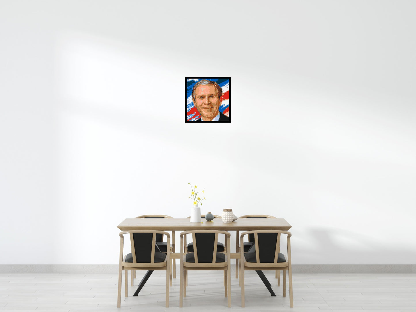 George W. Bush - Brick Art Mosaic Kit 3x3 large