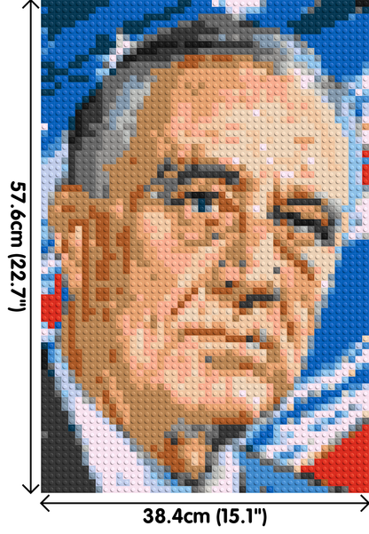 Franklin D. Roosevelt - Brick Art Mosaic Kit  2x3 large