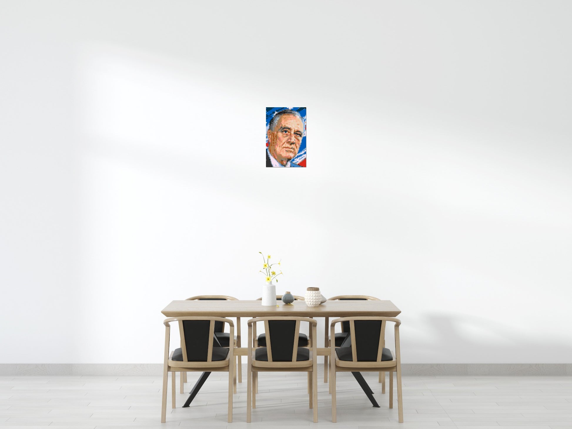 Franklin D. Roosevelt - Brick Art Mosaic Kit  2x3 scene