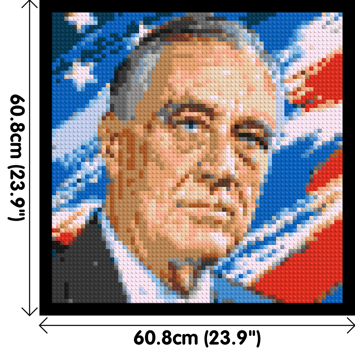 Franklin D. Roosevelt - Brick Art Mosaic Kit  3x3 large