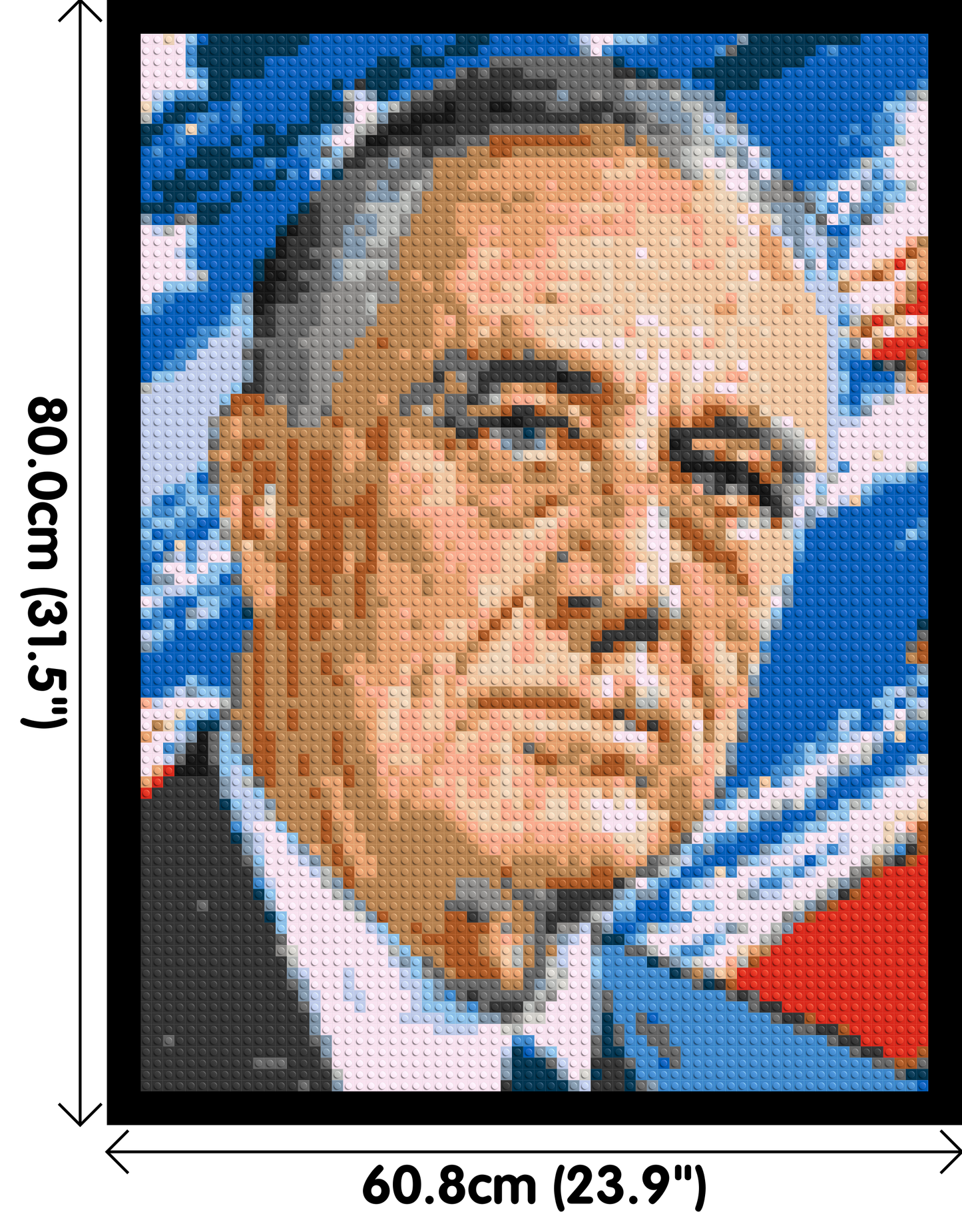 Franklin D. Roosevelt - Brick Art Mosaic Kit  3x4 large
