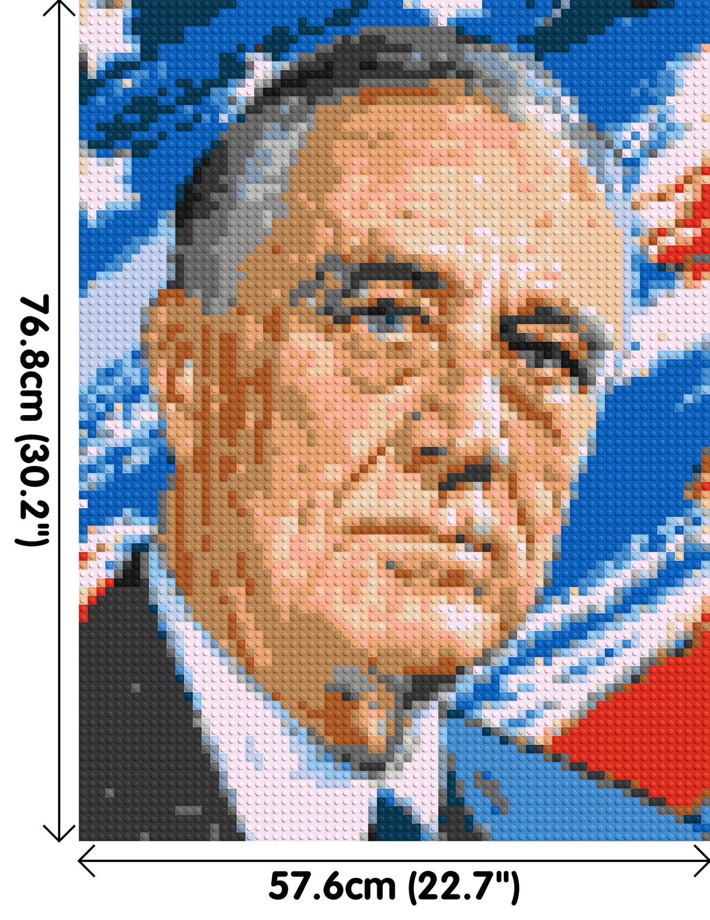 Franklin D. Roosevelt - Brick Art Mosaic Kit  3x4 large