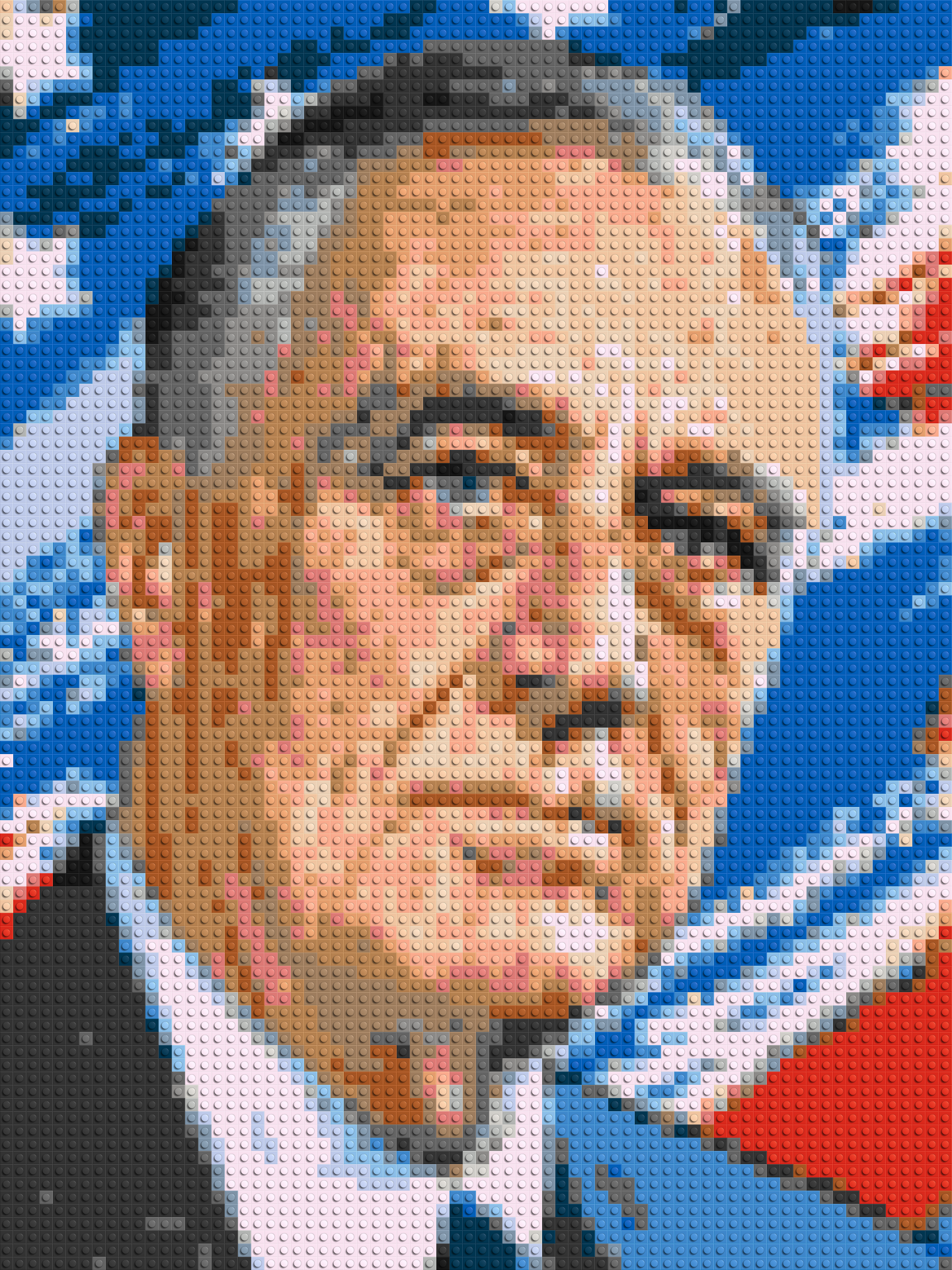 Franklin D. Roosevelt - Brick Art Mosaic Kit  3x4 large