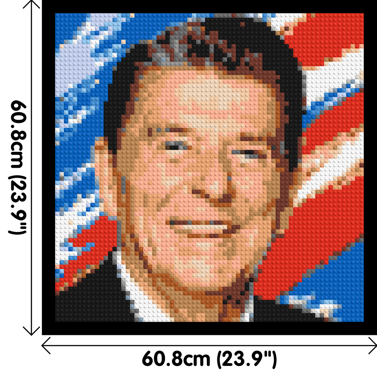 Ronald Reagan - Brick Art Mosaic Kit 3x3 large