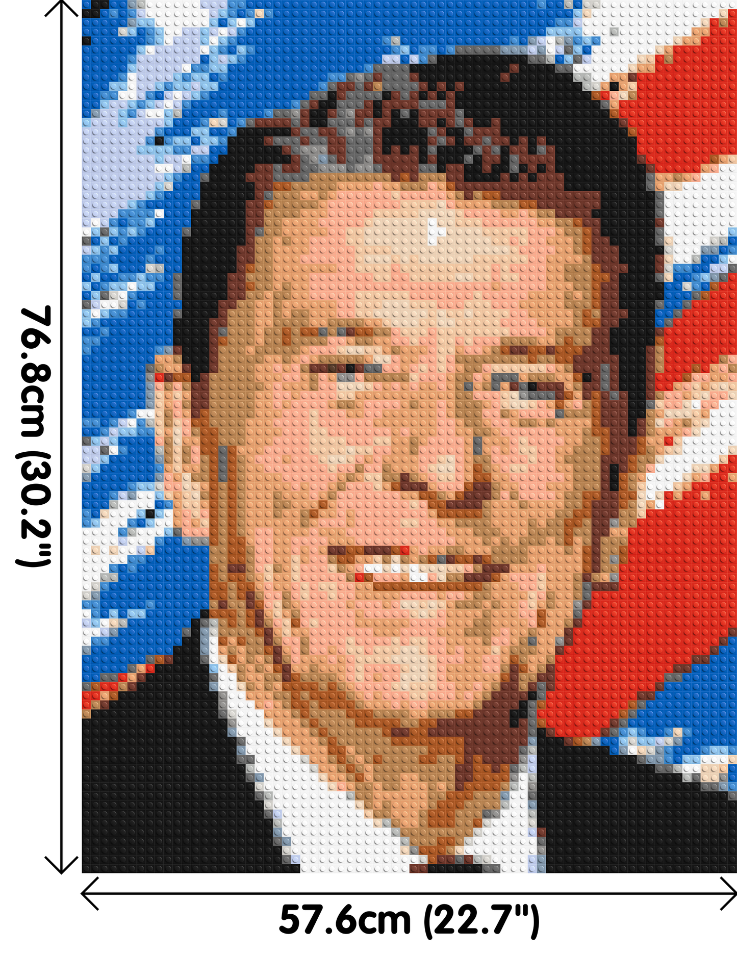 Ronald Reagan - Brick Art Mosaic Kit 3x4 large