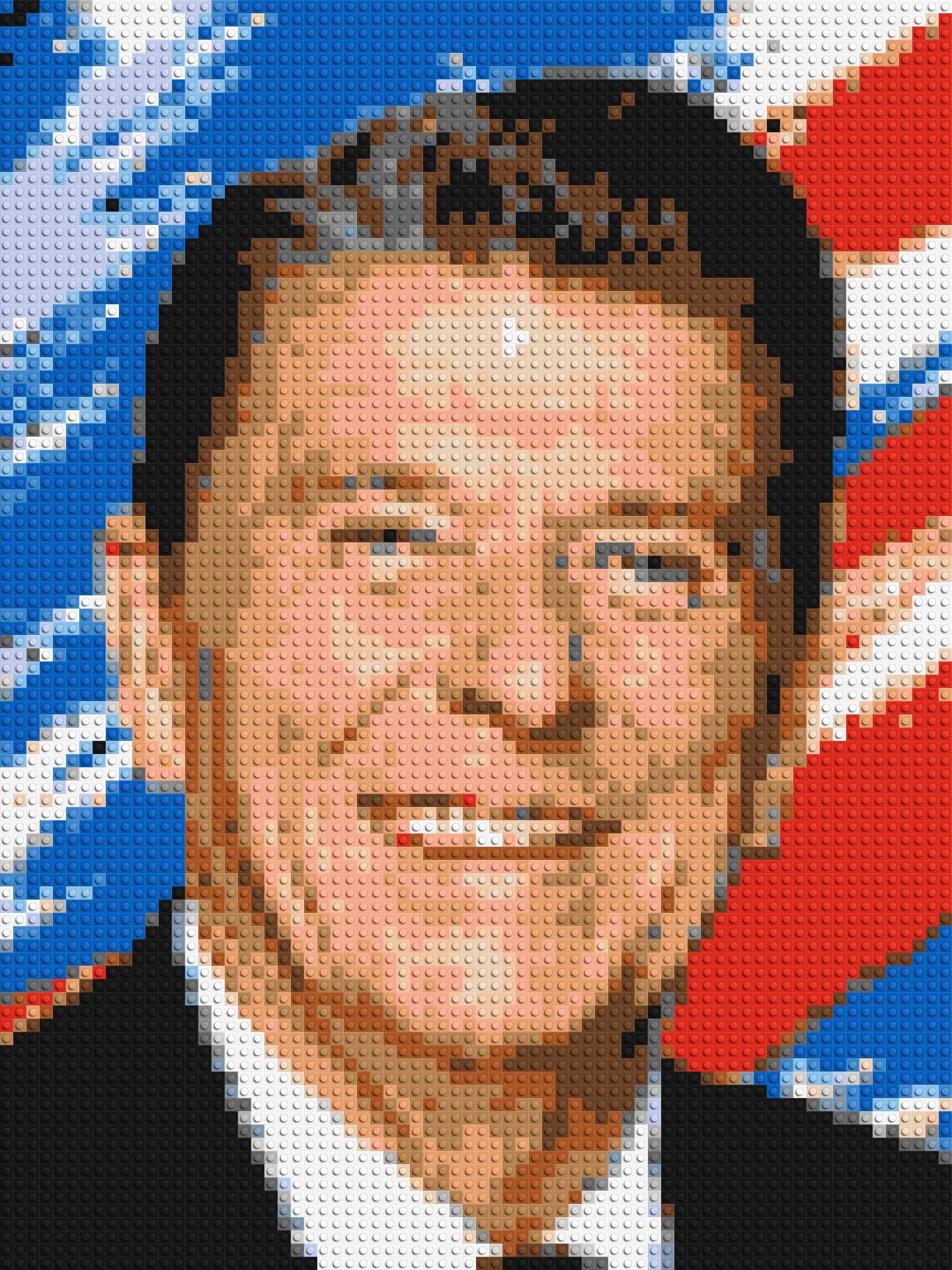 Ronald Reagan - Brick Art Mosaic Kit 3x4 large