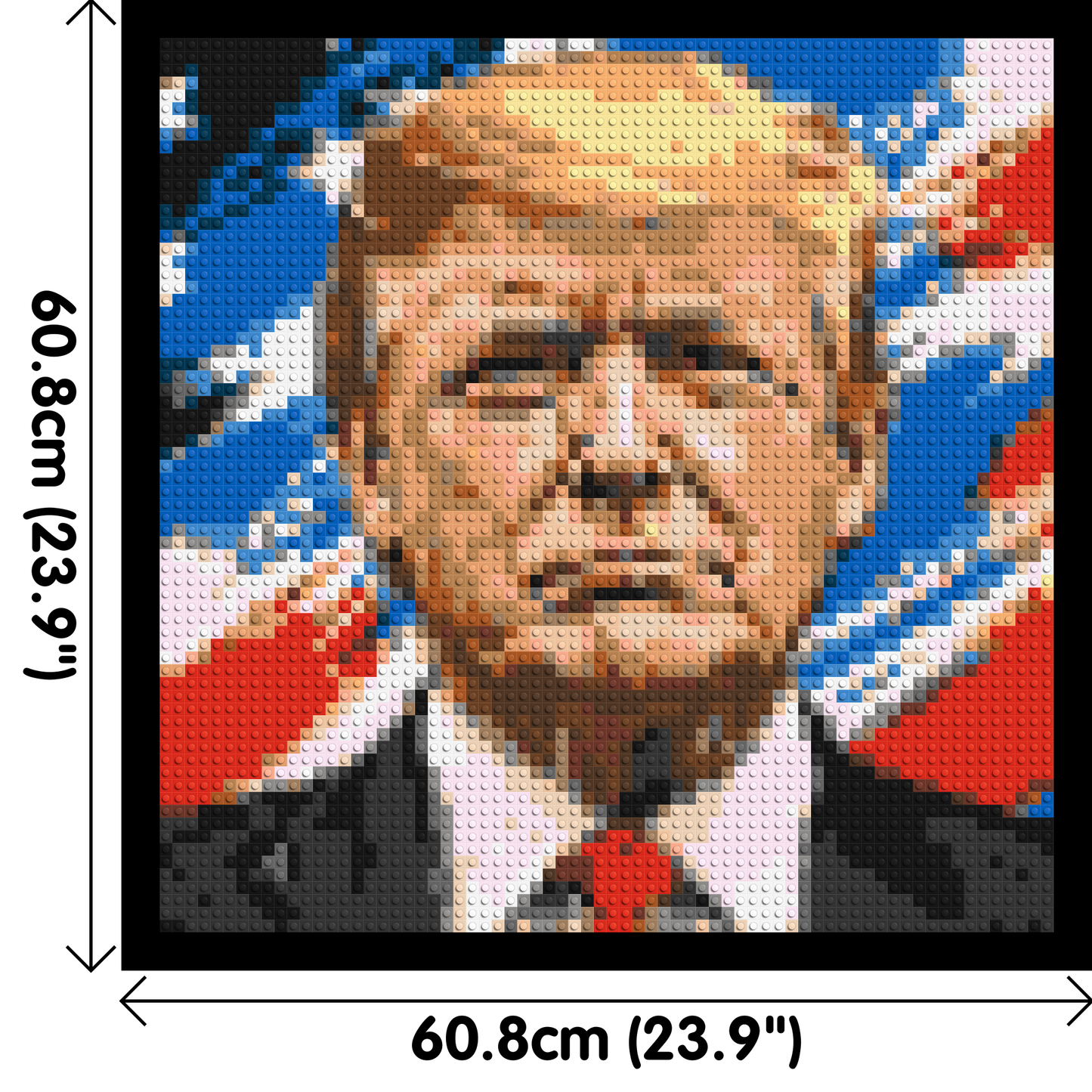 Donald Trump - Brick Art Mosaic Kit 3x3 large