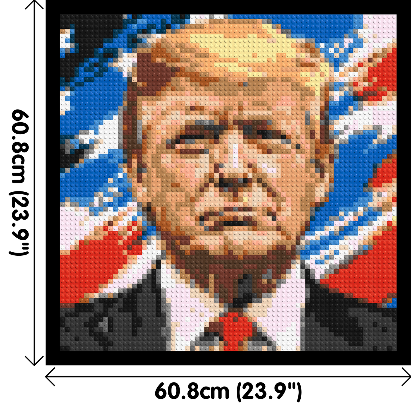 Donald Trump - Brick Art Mosaic Kit 3x3 large