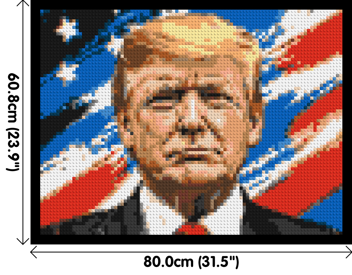 Donald Trump - Brick Art Mosaic Kit 4x3 large