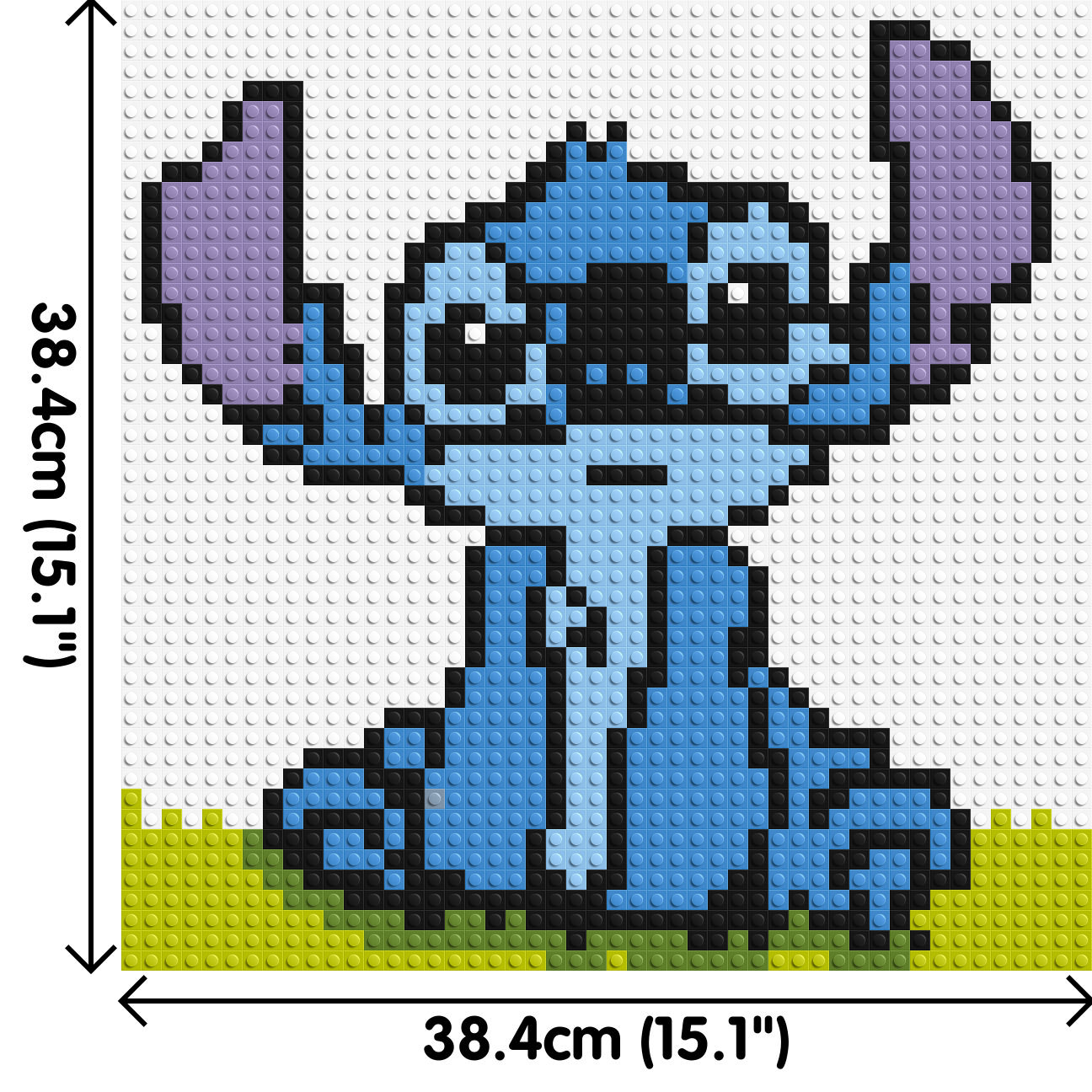 Stitch - Brick Art Mosaic Kit 2x2 large