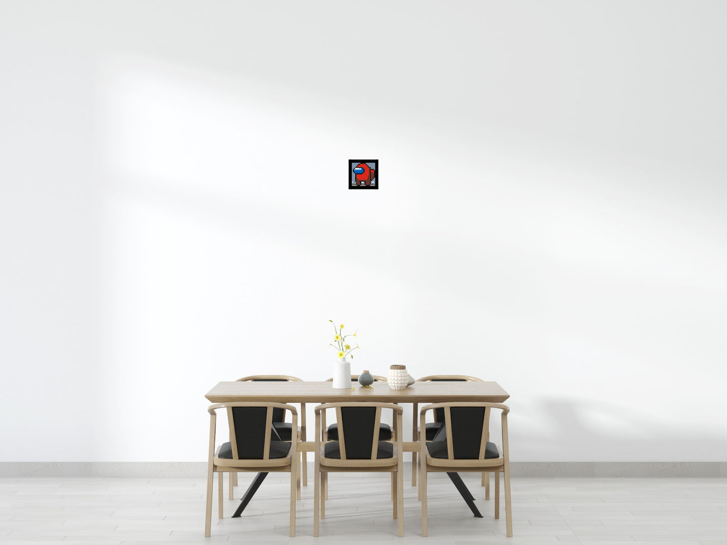 Red Impostor (Among Us) - Brick Art Mosaic Kit 1x1 large