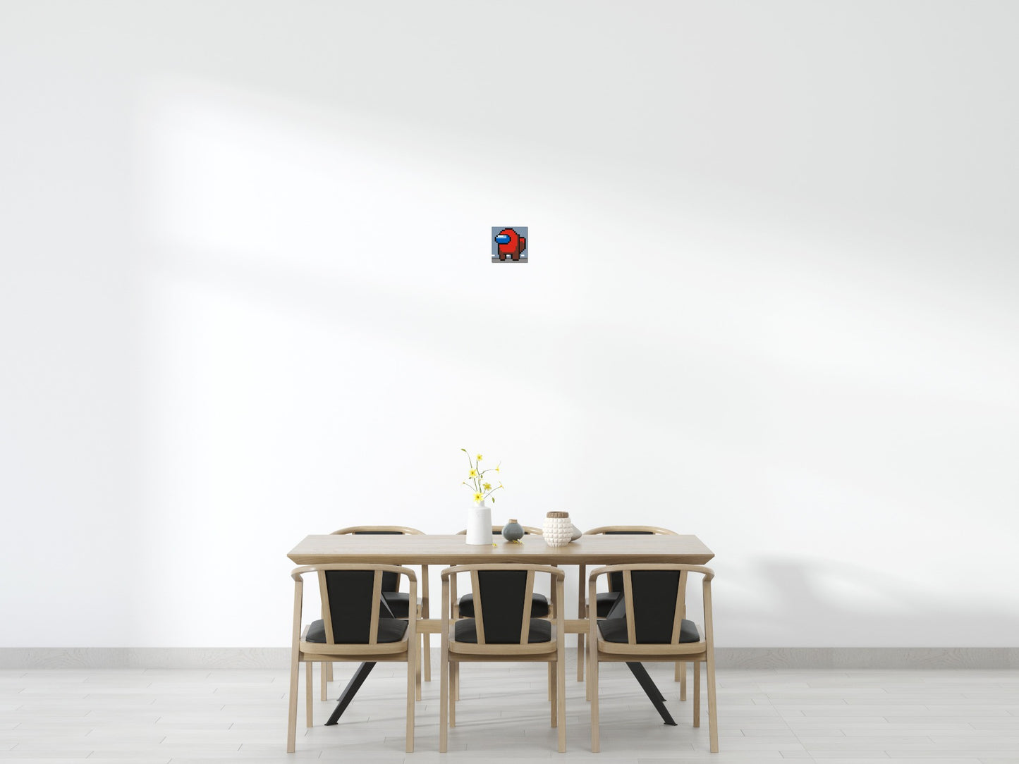 Red Impostor (Among Us) - Brick Art Mosaic Kit 1x1 large