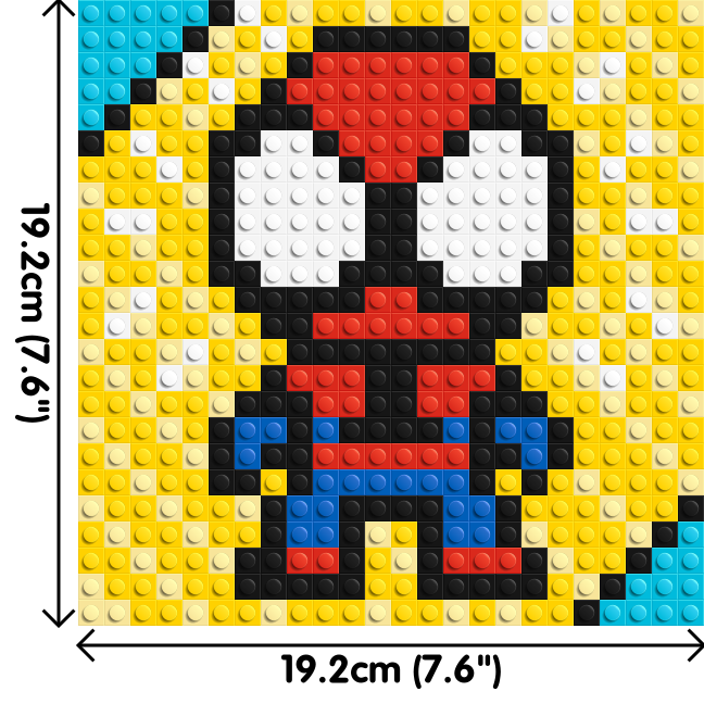  Spider-Man #2 - Brick Art Mosaic Kit 1x1 dimensions