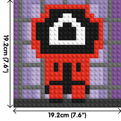 Squid Game Guard - Brick Art Mosaic Kit 1x1 large