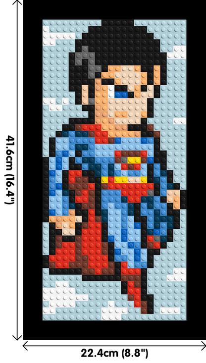 Superman - Brick Art Mosaic Kit 1x2 large
