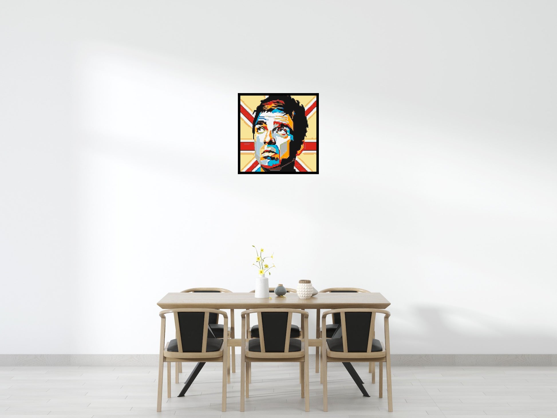 Noel Gallagher (Oasis) - Brick Art Mosaic Kit 4x4 scene with frame