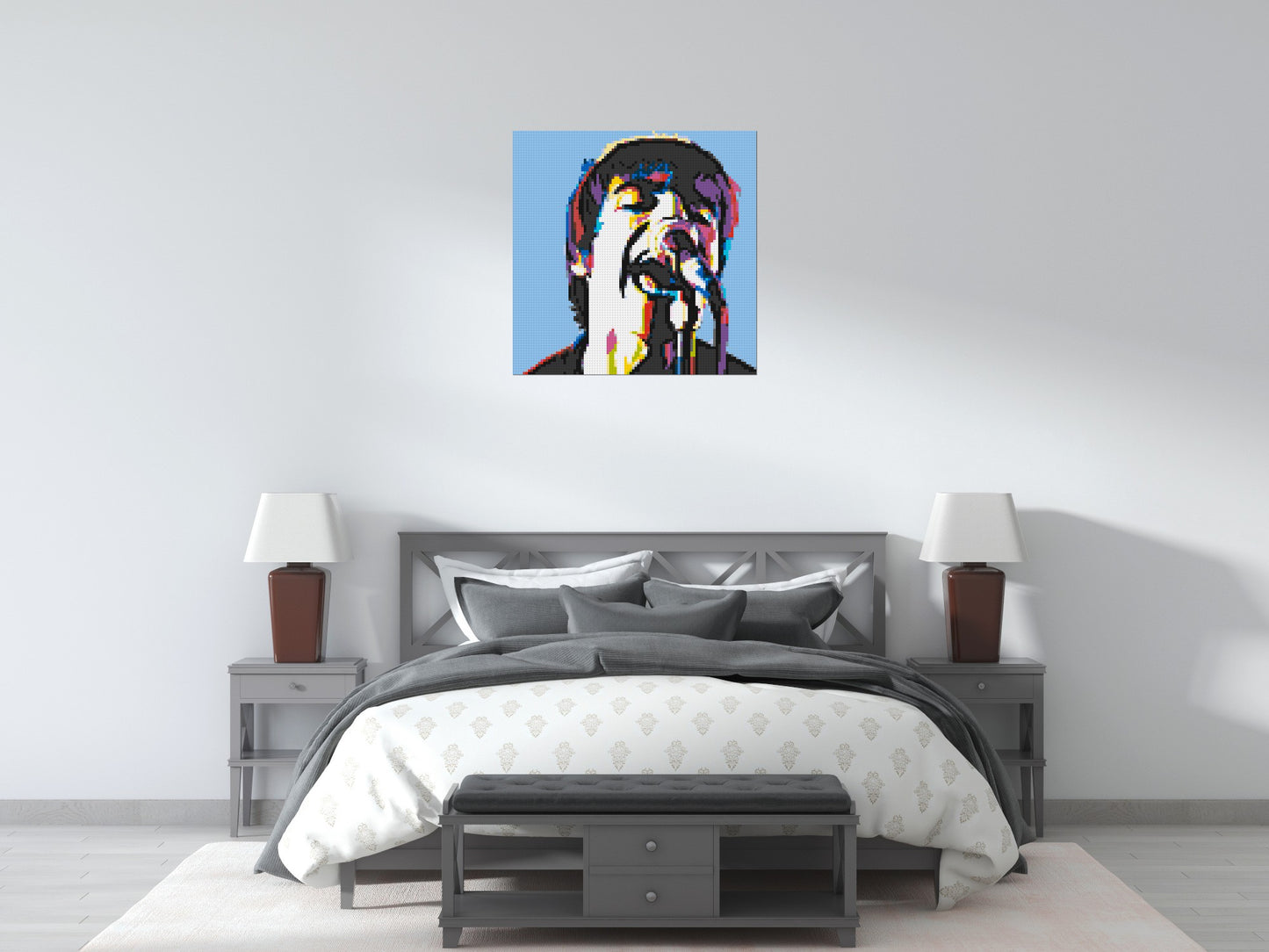 Liam Gallagher (Oasis) - Brick Art Mosaic Kit 4x4 large
