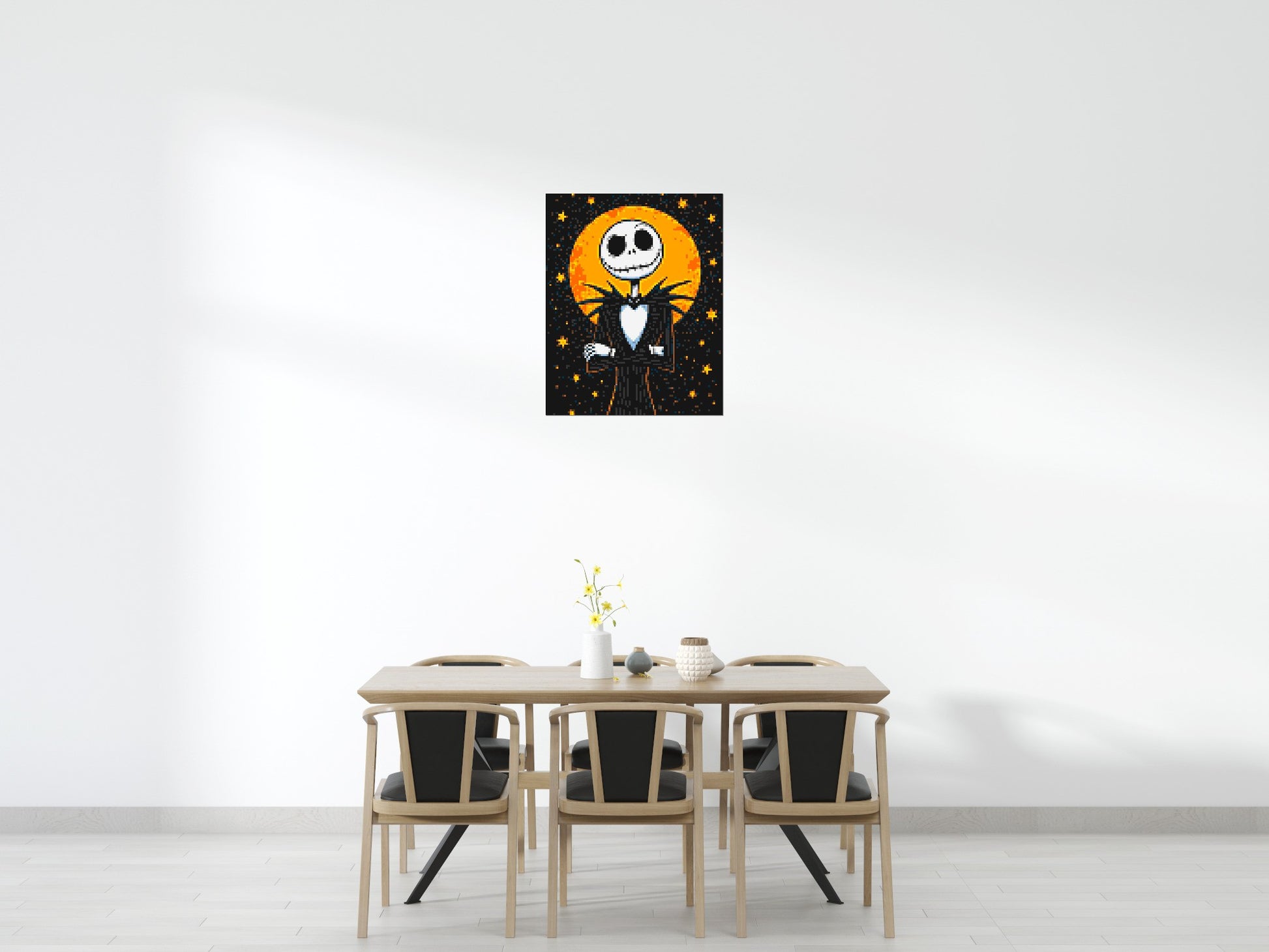 Jack Skellington - Brick Art Mosaic Kit 4x5 scene